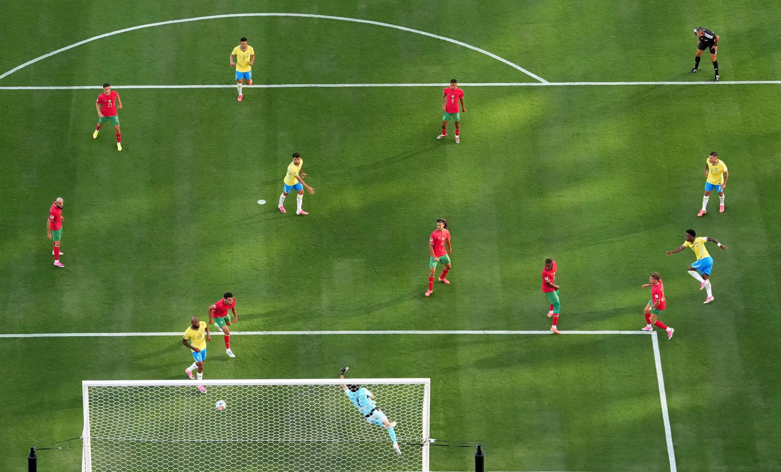 Vinicius Junior scores their first goal
