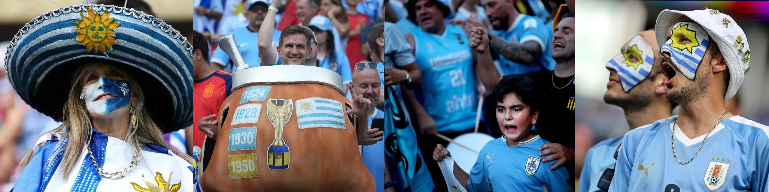 Uruguay fans
