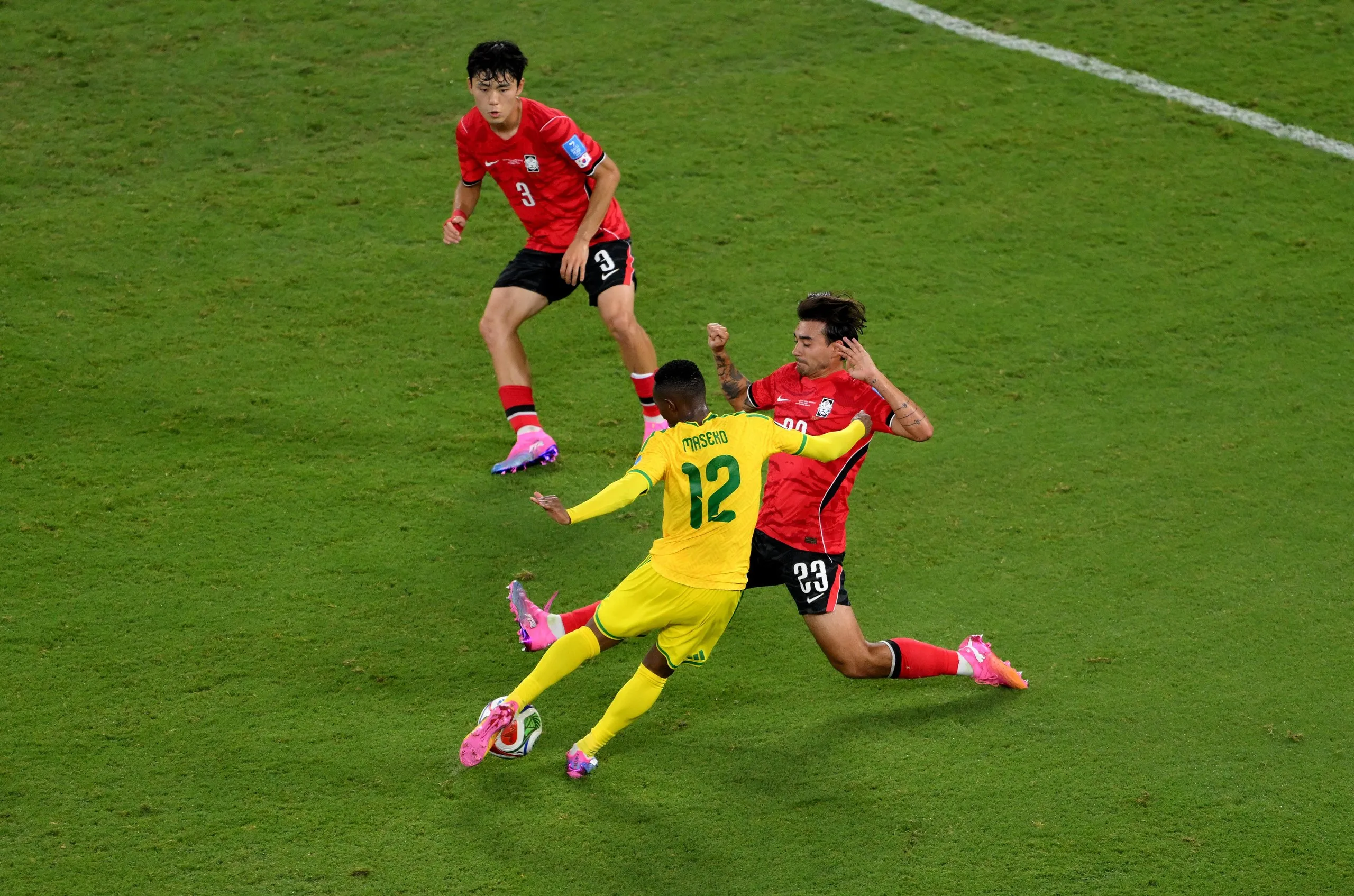 Thapelo Maseko scores for South Africa