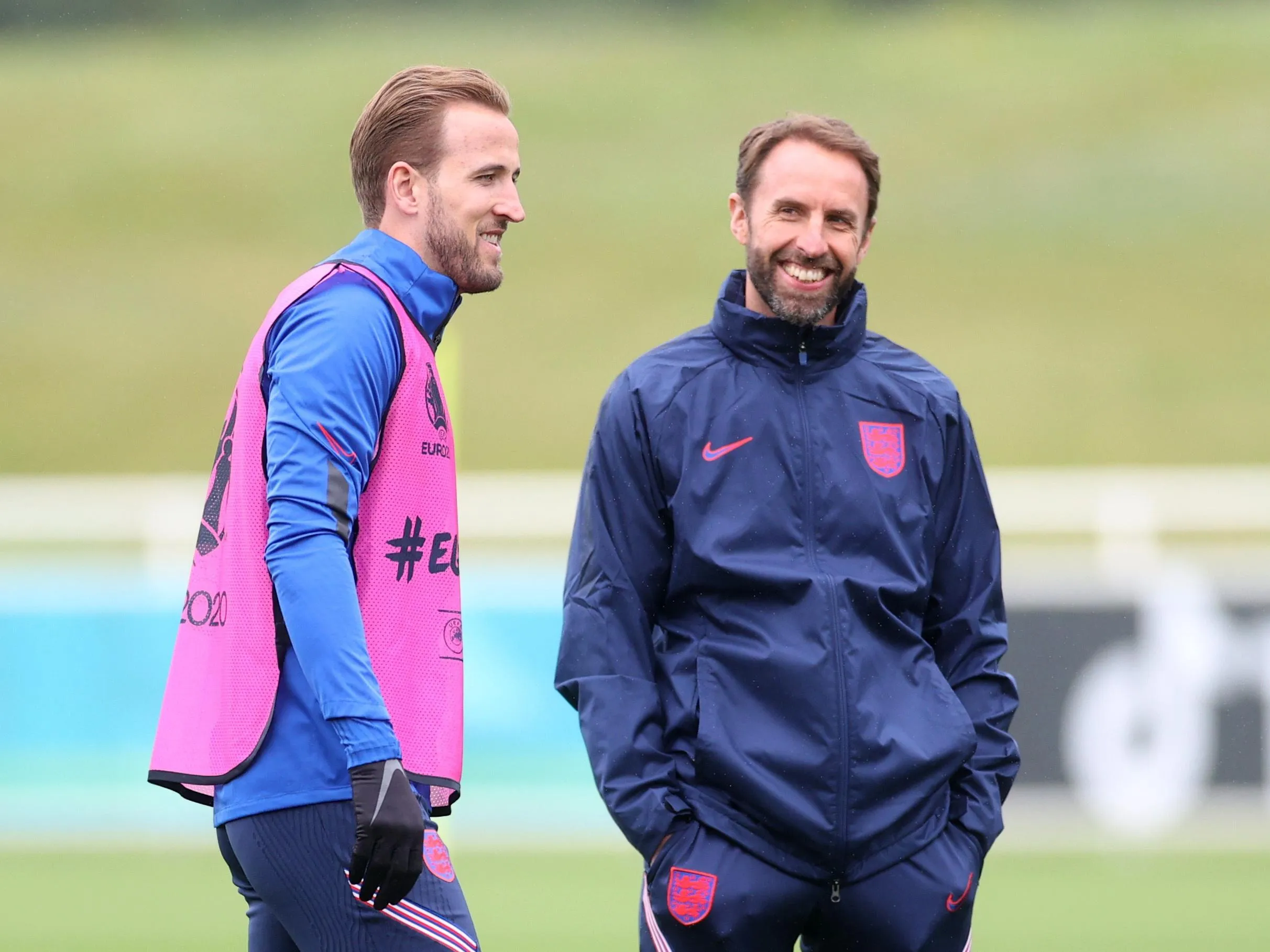 Harry Kane and Gareth Southgate. 