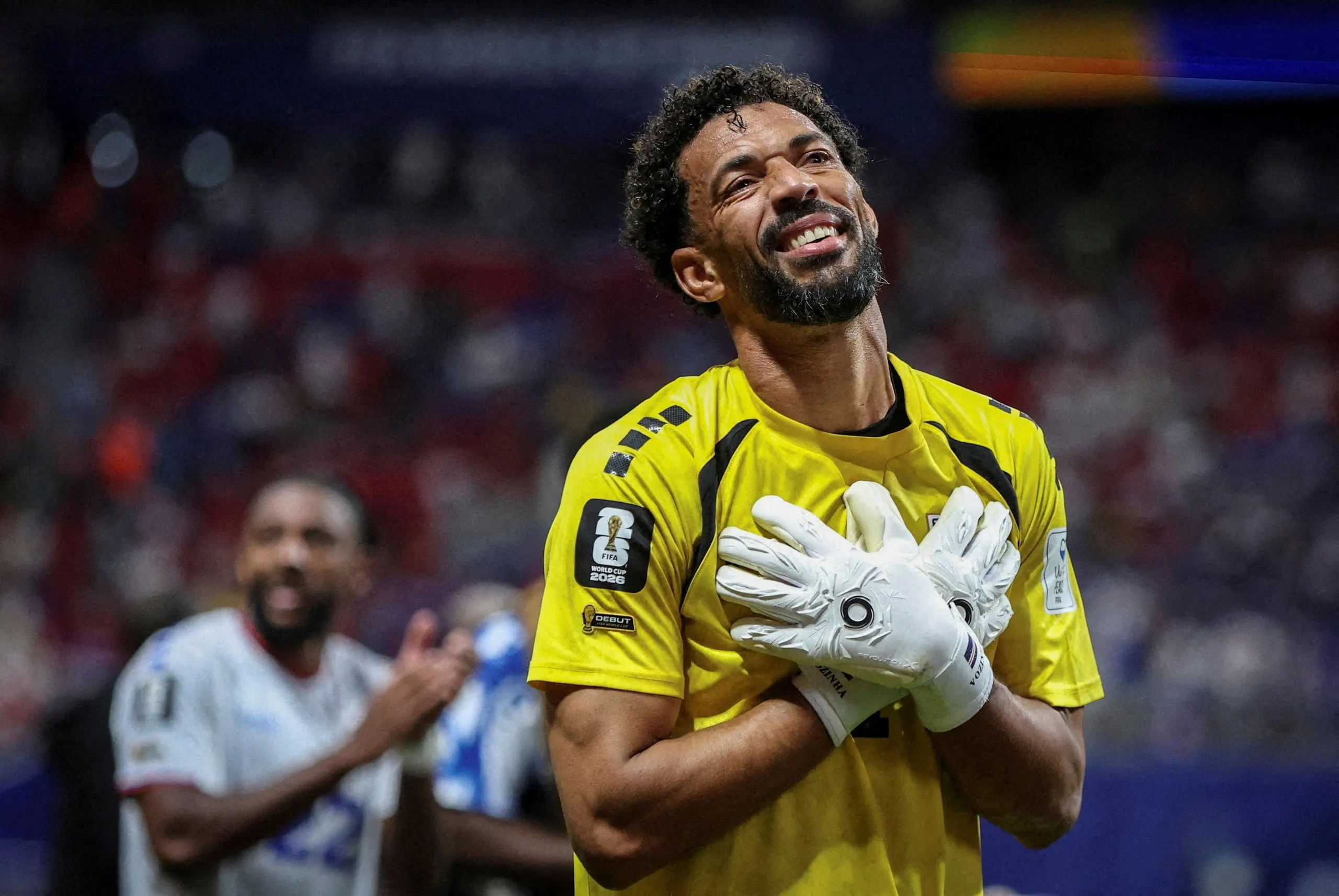 Cape Verde’s Vozinha after the match against Spain in Atlanta.