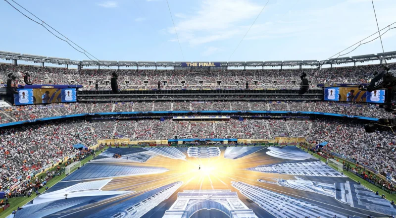 World Cup final: Trump, half-time show and everything but the football – live