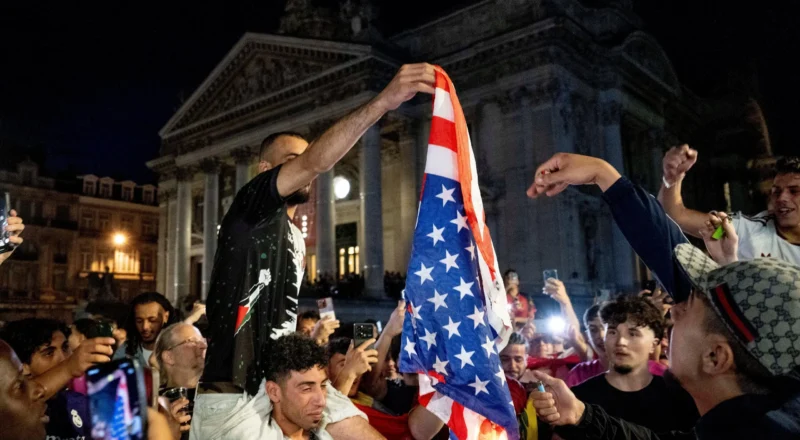 Belgium unites to enjoy national team’s World Cup success over USA and Trump